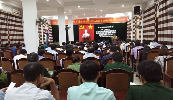 Huyện Phúc Thọ: Sơ kết 10 năm thực hiện xây dựng nền quốc phòng toàn dân