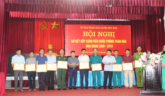 Huyện Sóc Sơn: Tập trung xây dựng thế trận quốc phòng toàn dân vững chắc  gắn với thế trận an ninh nhân dân