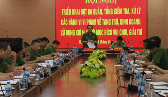 Tổng kiểm tra, xử lý các hành vi vi phạm về tàng trữ, kinh doanh, sử dụng khí N2O