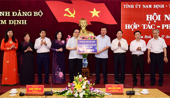 Hà Nội và Nam Định đẩy mạnh hợp tác - phát triển