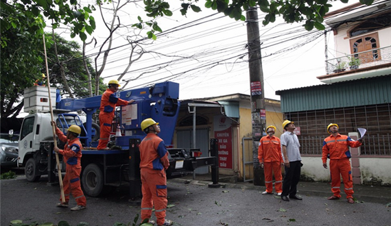 Chủ động ứng phó với cơn bão số 3 đảm bảo an toàn cung cấp điện cho Thủ đô