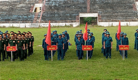 Huyện Phúc Thọ: Khai mạc Hội thao lực lượng dân quân tự vệ năm 2019