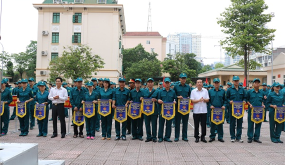 Quận Nam Từ Liêm khai mạc Hội thao quốc phòng lực lượng dân quân tự vệ năm 2019