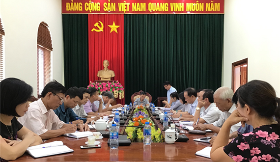 Hội nghị giao ban cộng tác viên dư luận xã hội thị xã Sơn Tây tháng 8