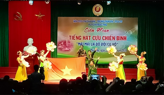 Liên hoan tiếng hát Cựu chiến binh huyện Phúc Thọ “Mãi mãi là Bộ đội cụ Hồ”