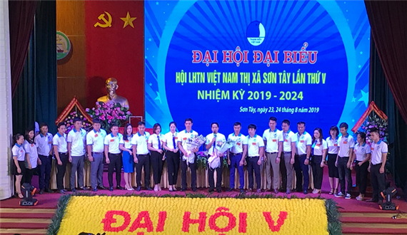 Đại hội Liên hiệp thanh niên Việt Nam thị xã Sơn Tây nhiệm kỳ 2019-2024