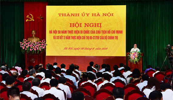Hà Nội luôn khắc ghi, gương mẫu thực hiện nghiêm Di chúc của Chủ tịch Hồ Chí Minh