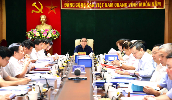 Ban Chủ nhiệm Chương trình số 20-CTr/TU họp phiên thứ 5