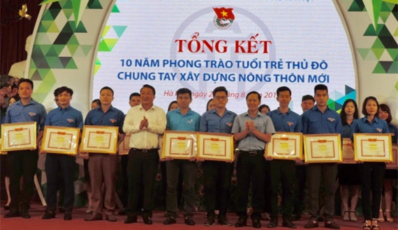 Tuổi trẻ Thủ đô góp sức xây dựng nông thôn mới