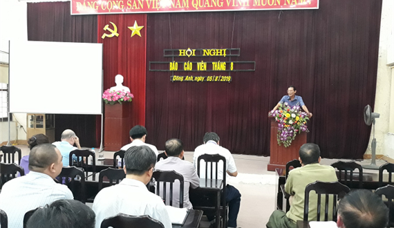 Hơn 180 báo cáo viên huyện Đông Anh nghiên cứu, học tập Di chúc của Chủ tịch Hồ Chí Minh