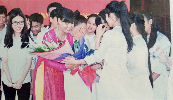 Bông hoa đẹp của ngành giáo dục và đào tạo quận Hoàng Mai