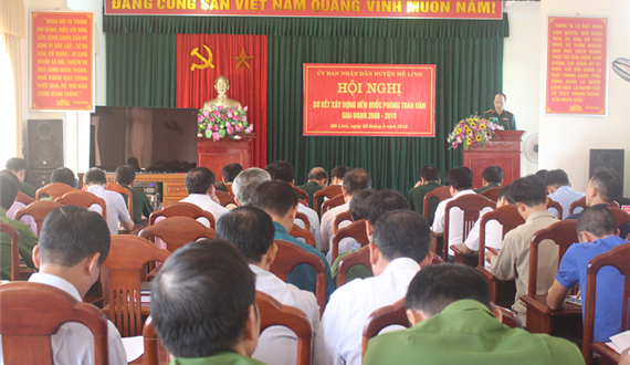 Công tác xây dựng nền quốc phòng toàn dân trên địa bàn huyện Mê Linh giai đoạn 2009-2019 đạt nhiều kết quả đáng ghi nhận