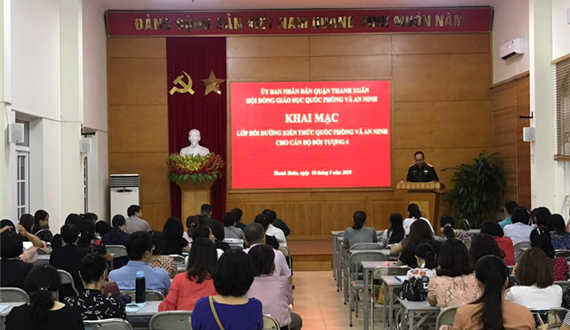 Khai mạc Lớp bồi dưỡng kiến thức quốc phòng và an ninh cho đối tượng 4 năm 2019