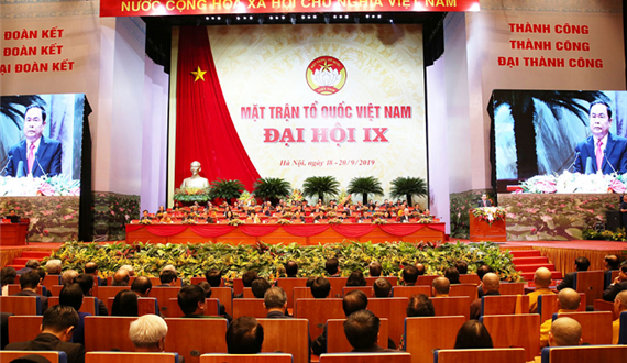 Đại hội đại biểu toàn quốc MTTQ Việt Nam lần thứ IX khai mạc trọng thể tại Thủ đô Hà Nội