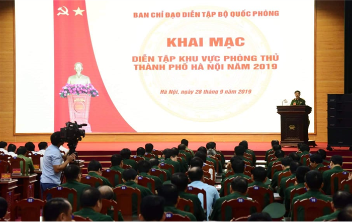 Diễn tập khu vực phòng thủ thành phố Hà Nội năm 2019 chính thức bắt đầu