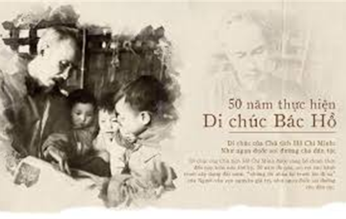 Điều mong muốn cuối cùng trong "Di chúc" của Chủ tịch Hồ Chí Minh