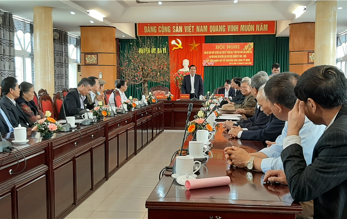 Đóng góp ý vào dự thảo Báo cáo Chính trị trình Đại hội Đảng bộ huyện Ba Vì lần thứ XXIII