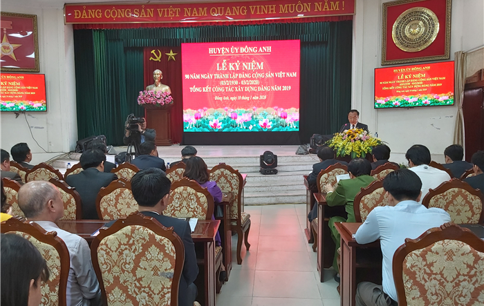 Huyện Đông Anh tổng kết công tác xây dựng Đảng năm 2019