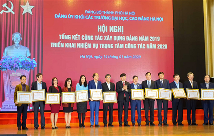 Đảng ủy Khối các trường Đại học, Cao đẳng Hà Nội tổng kết công tác xây dựng Đảng năm 2019