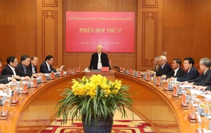 Ban Chỉ đạo T.Ư về phòng, chống tham nhũng họp phiên thứ 17