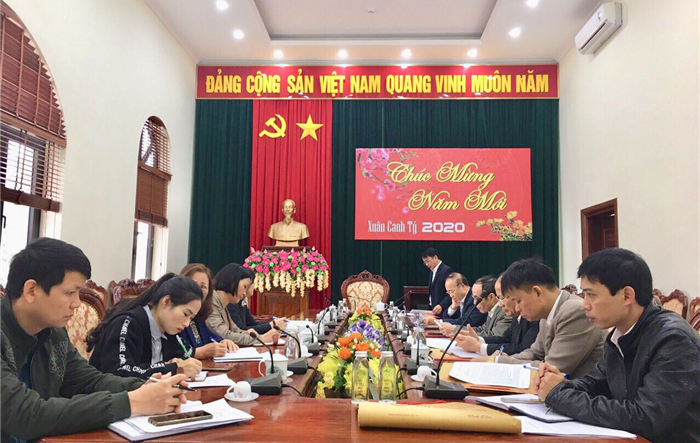 Hội nghị giao ban dư luận xã hội thị xã Sơn Tây tháng 1