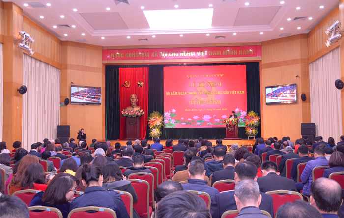 Quận Hoàn Kiếm kỷ niệm 90 năm Ngày thành lập Đảng Cộng Sản Việt Nam ((03/02/1930-03/02/2020)