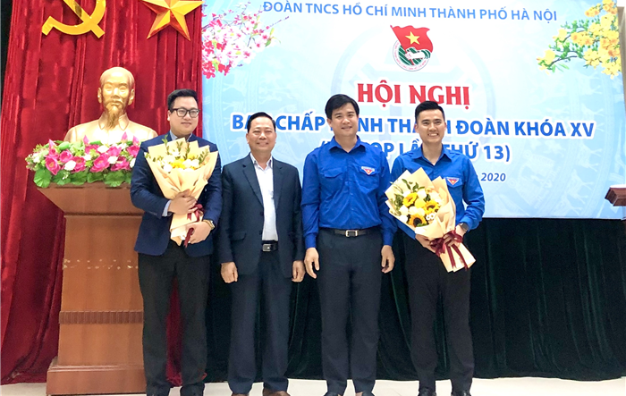 Đoàn TNCS Hồ Chí Minh thành phố Hà Nội có thêm hai Phó Bí thư