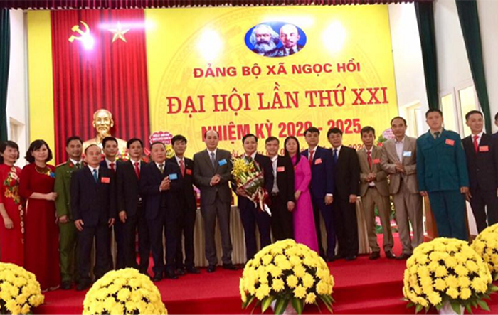 Tổ chức thành công Đại hội điểm Đảng bộ xã Ngọc Hồi lần thứ XXI, nhiệm kỳ 2020-2025