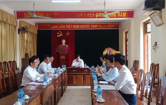 Phó Bí thư Thường trực Huyện ủy Phúc Thọ kiểm tra công tác chuẩn bị Đại hội điểm