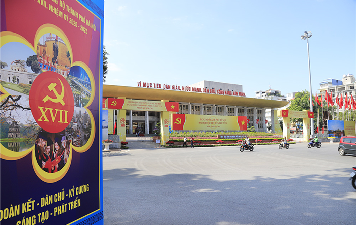 Đại hội đại biểu lần thứ XVII Đảng bộ thành phố Hà Nội tiến hành phiên trù bị vào chiều ngày 11-10