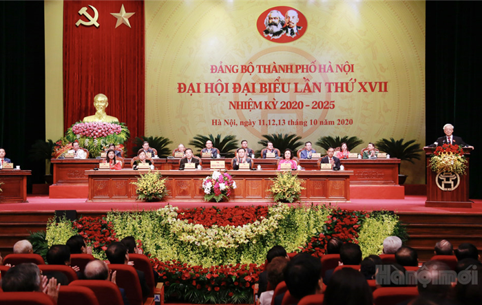 Khai mạc trọng thể Đại hội đại biểu  lần thứ XVII Đảng bộ thành phố Hà Nội