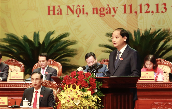 Huy động mọi nguồn lực phát triển kinh tế Thủ đô nhanh, bền vững, xứng đáng vài trò đầu tầu của Hà Nội trong quá trình phát triển kinh tế vùng và cả nước