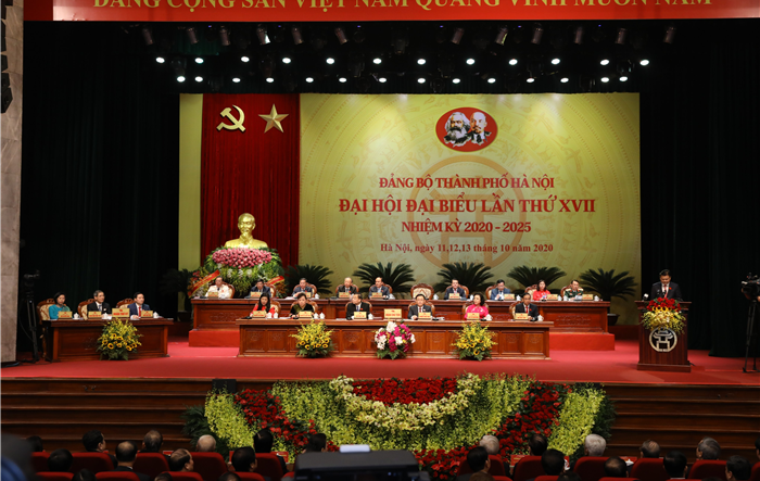 16 đồng chí được bầu vào Ban Thường vụ Thành ủy Hà Nội khóa XVII