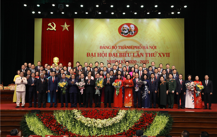 Ra mắt Ban Chấp hành Đảng bộ thành phố Hà Nội khoá VIII, nhiệm kỳ 2020-2025