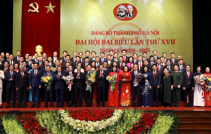 Đại hội Đảng bộ thành phố Hà Nội lần thứ XVII, nhiệm kỳ 2020-2025 thành công tốt đẹp