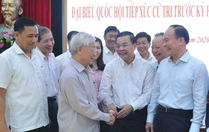 Tổng Bí thư, Chủ tịch nước Nguyễn Phú Trọng: Phát huy nền tảng nhân dân, cử tri để xây dựng Thủ đô, đất nước