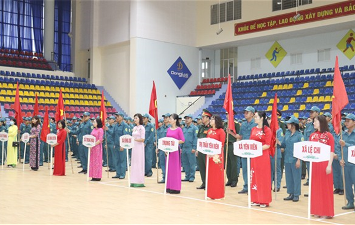 Sôi nổi Hội thao quốc phòng lực lượng dân quân tự vệ huyện Gia Lâm năm 2020