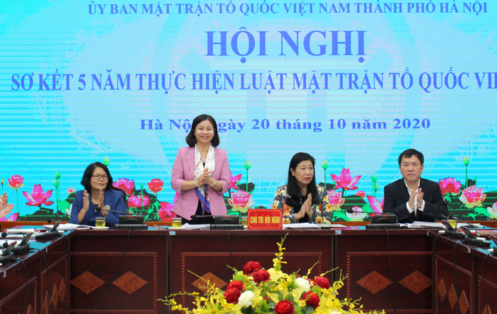 Uỷ ban Mặt trận Tổ quốc Việt Nam Thành phố: Sơ kết 5 năm thực hiện Luật Mặt trận Tổ quốc Việt Nam