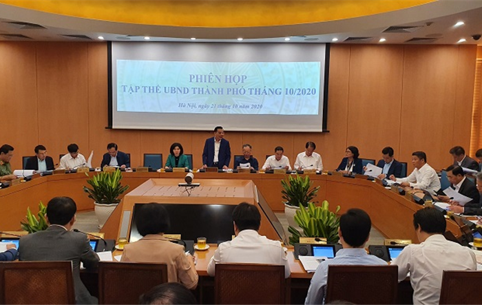 Tập thể UBND thành phố Hà Nội:  Xem xét một số nội dung chuẩn bị cho kỳ họp không thường kỳ của HĐND Thành phố