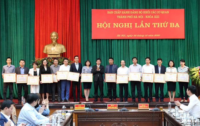 Hội nghị lần thứ ba Ban Chấp hành Đảng Bộ khối các cơ quan Thành phố