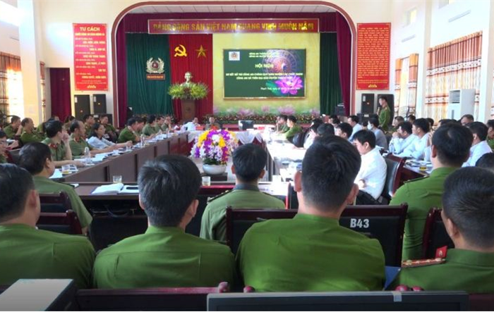 Sơ kết bố trí công an chính quy đảm nhiệm các chức danh Công an xã trên địa bàn huyện Thạch Thất