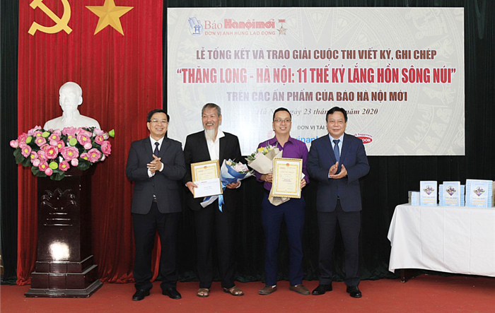 Trao giải Cuộc thi viết ký, ghi chép "Thăng Long - Hà Nội: 11 thế kỷ lắng hồn sông núi"