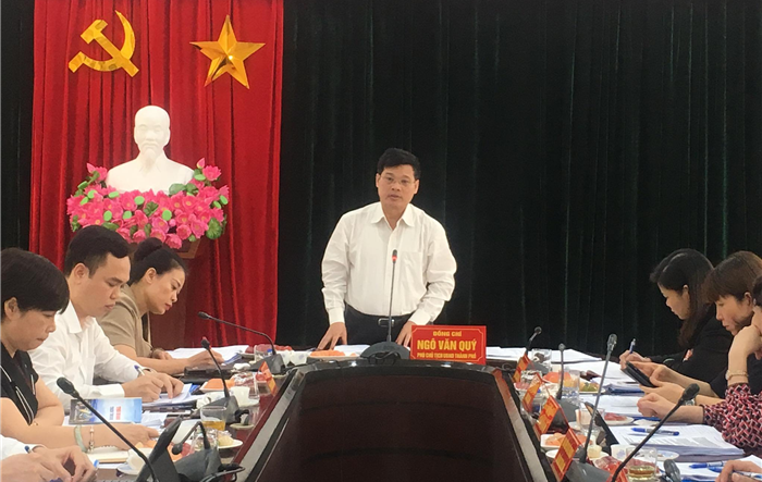 Phó Chủ tịch UBND Thành phố Ngô Văn Quý làm việc với Sở Lao động – Thương binh và Xã hội