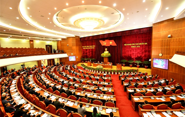 Thông cáo báo chí về ngày làm việc thứ nhất của Hội nghị lần thứ 13 Ban Chấp hành Trung ương Đảng khóa XII