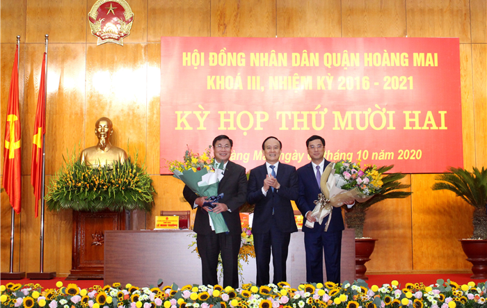 Đồng chí Nguyễn Minh Tâm được bầu làm Chủ tịch UBND quận Hoàng Mai