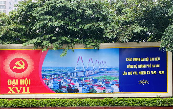 Đẩy mạnh truyền chào mừng Đại hội đại biểu lần thứ XVII Đảng bộ thành phố Hà Nội