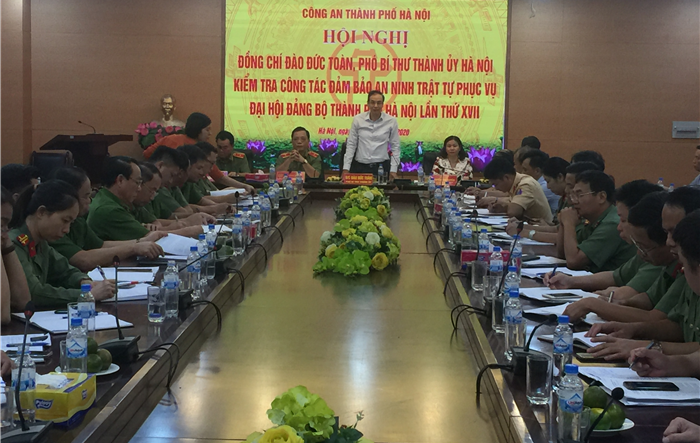 Rà soát, bảo đảm an ninh, an toàn tuyệt đối phục vụ Đại hội đại biểu lần thứ XVII Đảng bộ Thành phố