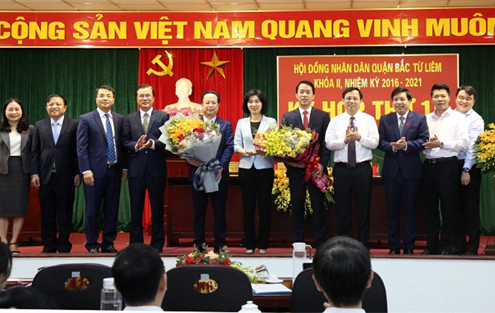 Đồng chí Lưu Ngọc Hà được bầu giữ chức vụ Chủ tịch UBND quận Bắc Từ Liêm 