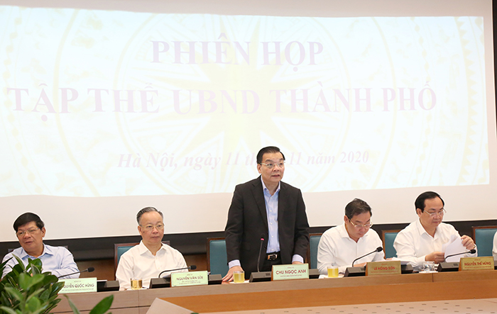 Tập thể UBND thành phố Hà Nội xem xét nhiều nội dung quan trọng trình kỳ họp cuối năm HĐND Thành phố