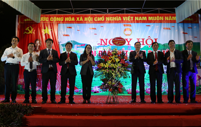 Tưng bừng Ngày hội đại đoàn kết toàn dân tộc tại thôn Long Phú